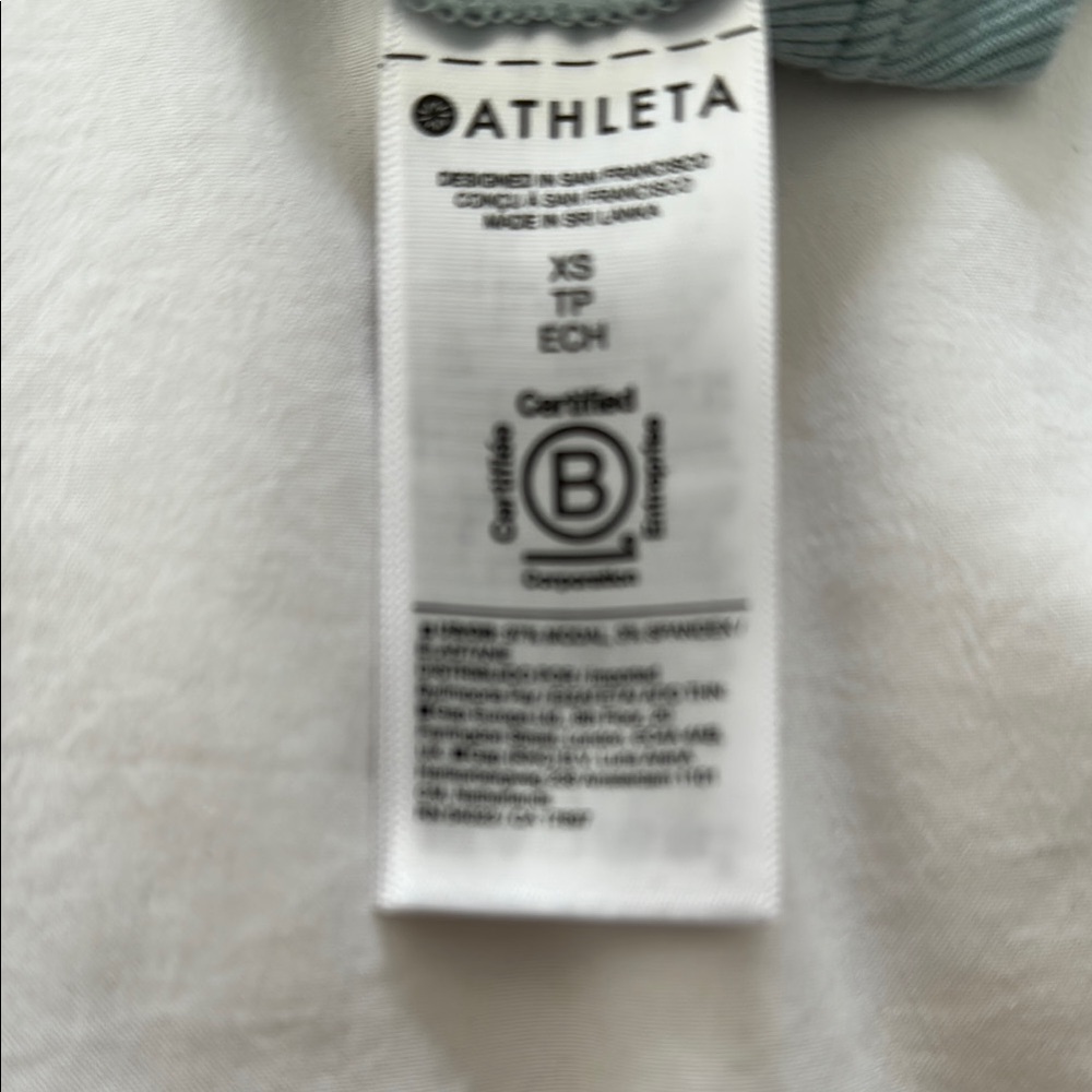 Soft ribbed blue gray tank - Picture 3 of 3